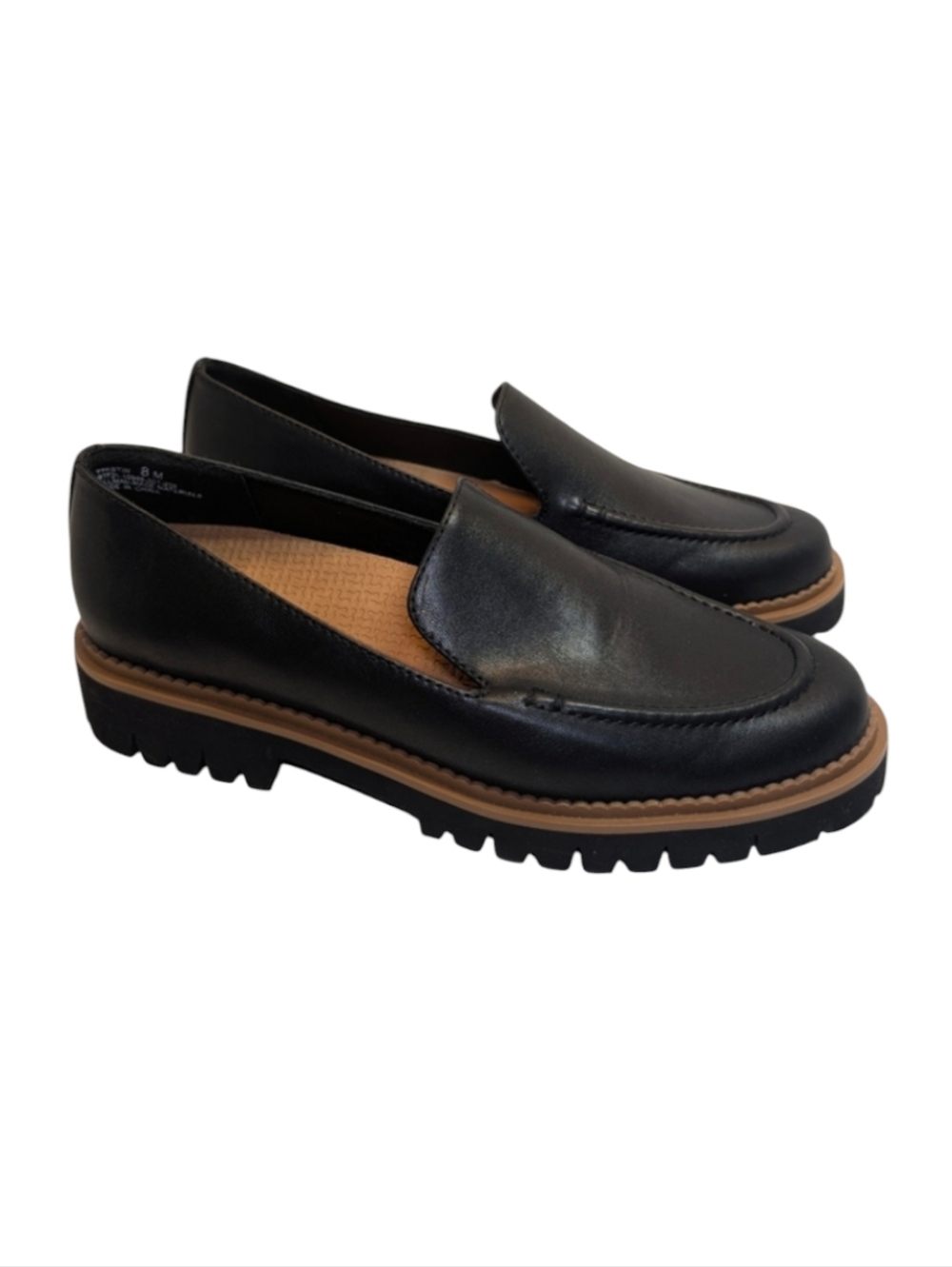 Baretraps Posture Prestin Slip On Lug Sole Loafers Size 8